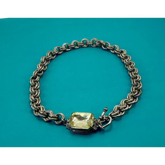 John Wind yellow citrine neclace - Picture 2 of 2